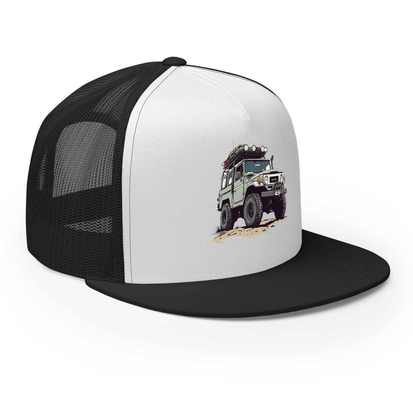 FJ40 Retro Trucker Hat – Iconic Style for Toyota Enthusiasts