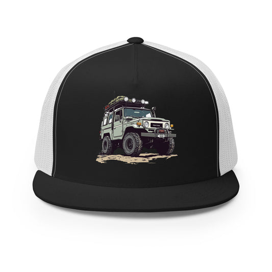 FJ40 Retro Trucker Hat – Iconic Style for Toyota Enthusiasts