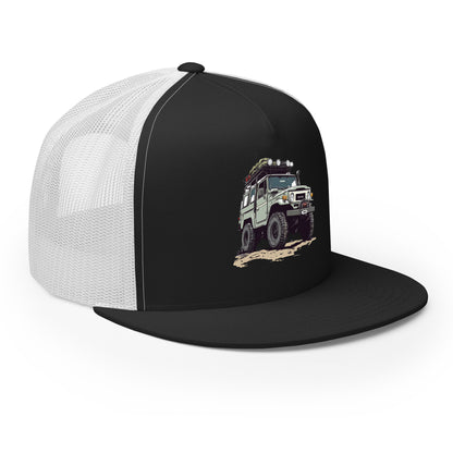 FJ40 Retro Trucker Hat – Iconic Style for Toyota Enthusiasts