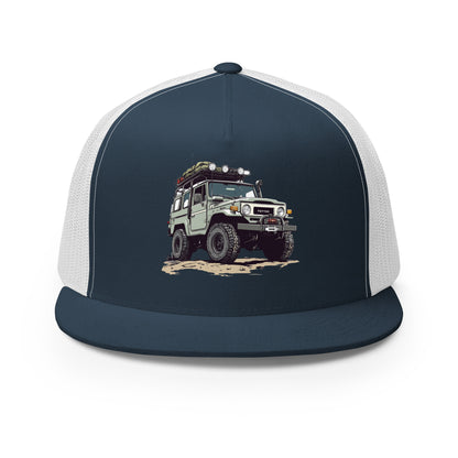 FJ40 Retro Trucker Hat – Iconic Style for Toyota Enthusiasts