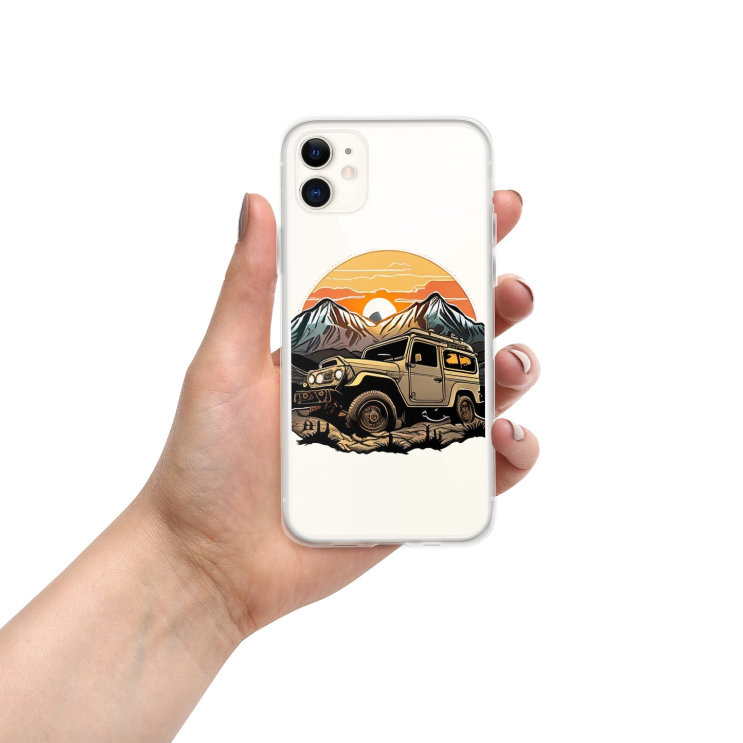 FJ40 Landcruiser Mountain View Clear Case for iPhone®