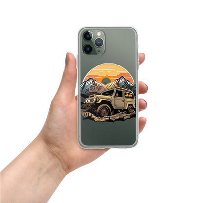 FJ40 Landcruiser Mountain View Clear Case for iPhone®