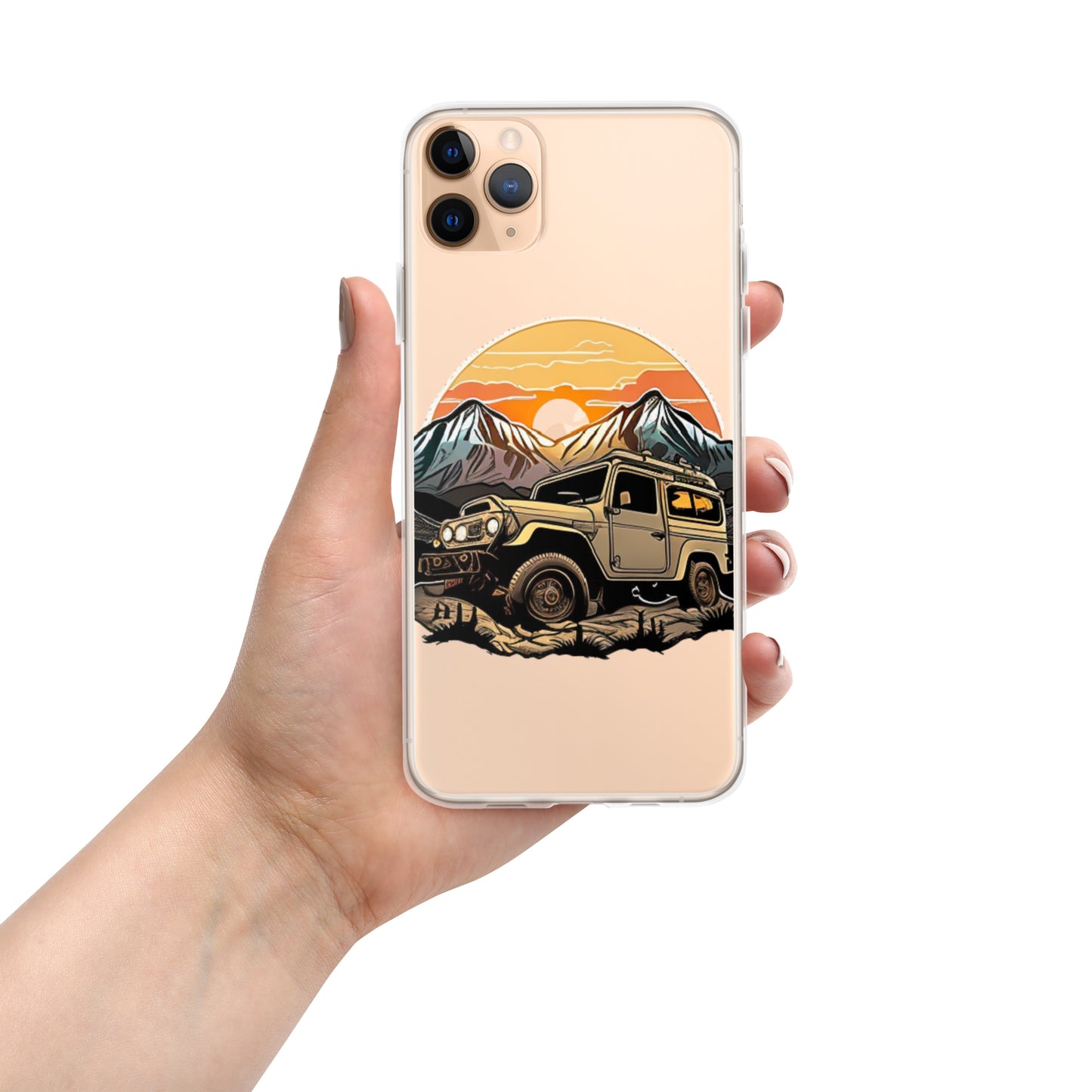 FJ40 Landcruiser Mountain View Clear Case for iPhone®