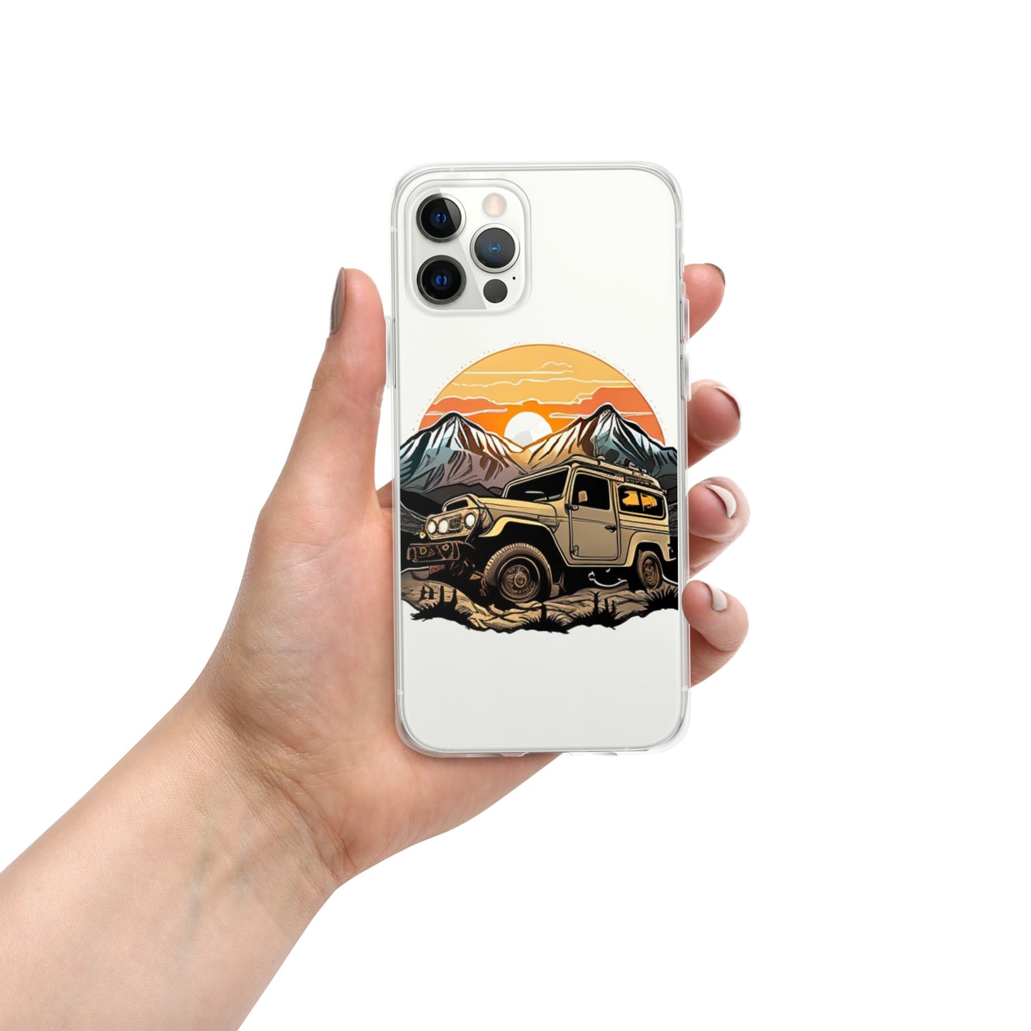 FJ40 Landcruiser Mountain View Clear Case for iPhone®