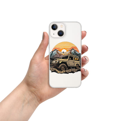 FJ40 Landcruiser Mountain View Clear Case for iPhone®