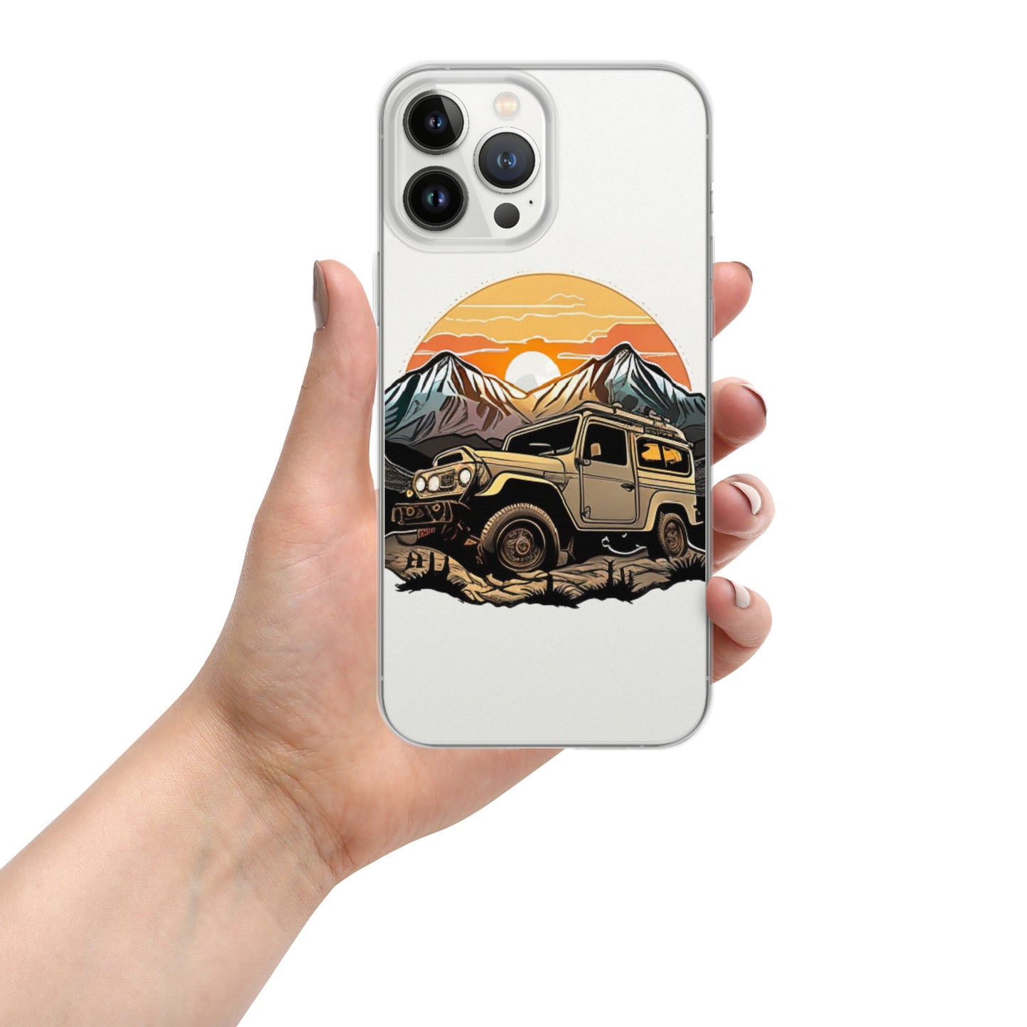 FJ40 Landcruiser Mountain View Clear Case for iPhone®