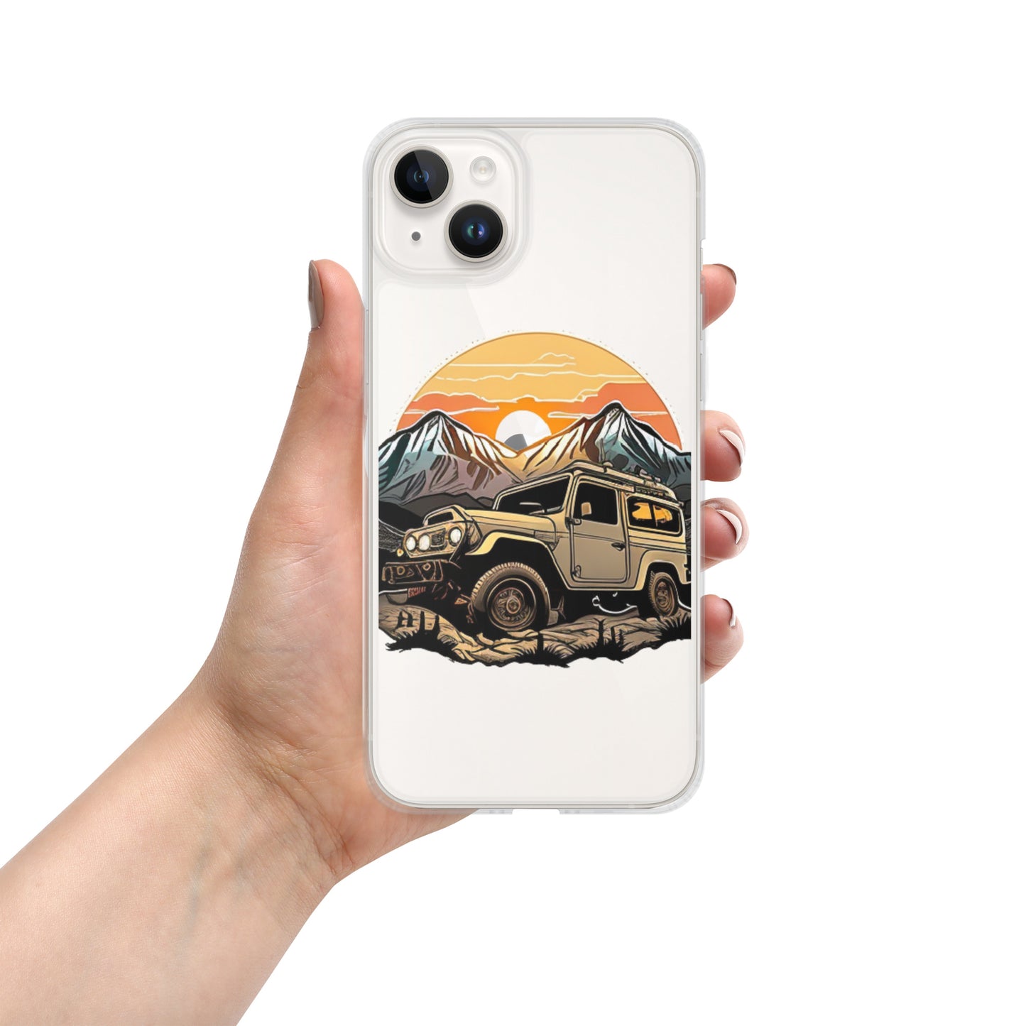 FJ40 Landcruiser Mountain View Clear Case for iPhone®