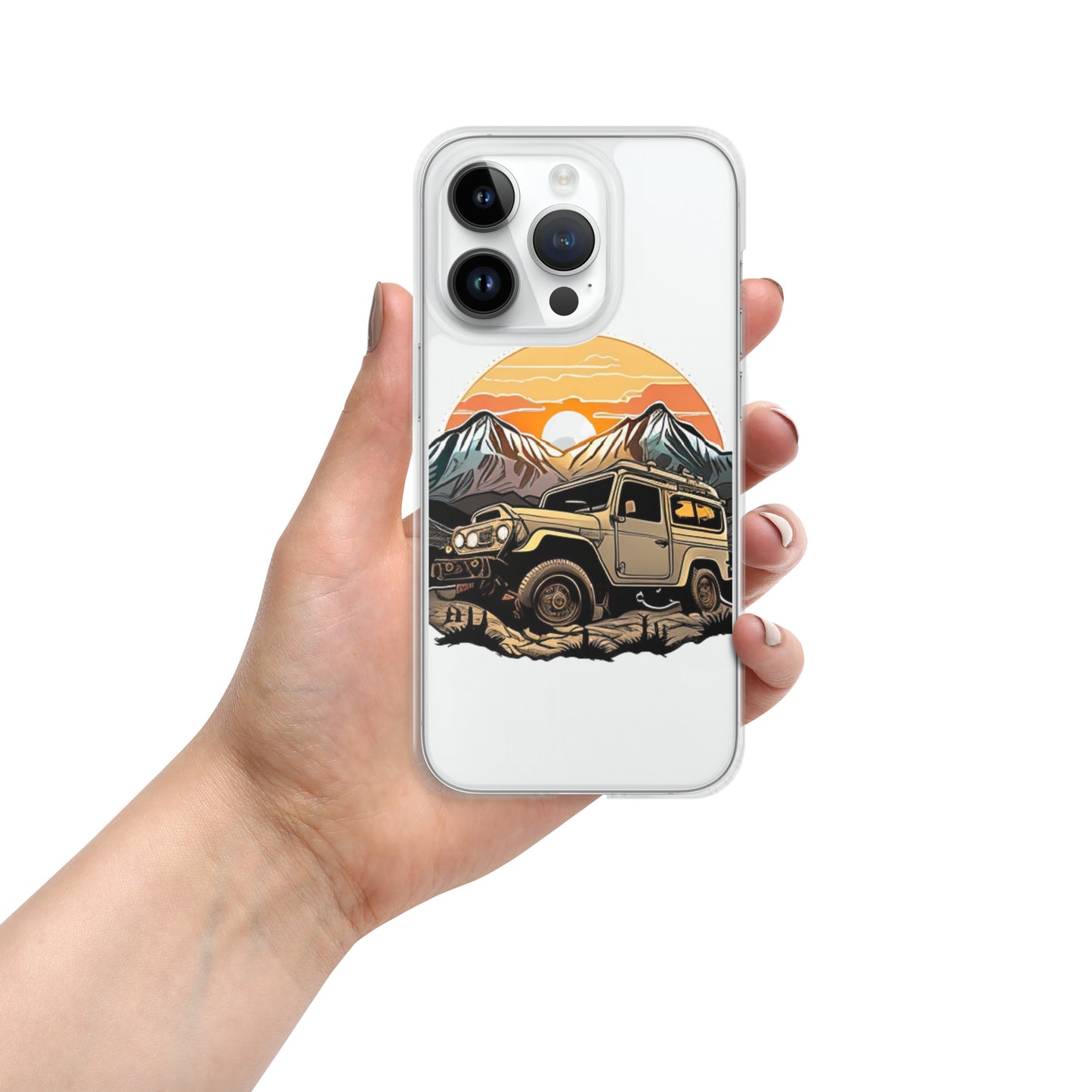 FJ40 Landcruiser Mountain View Clear Case for iPhone®