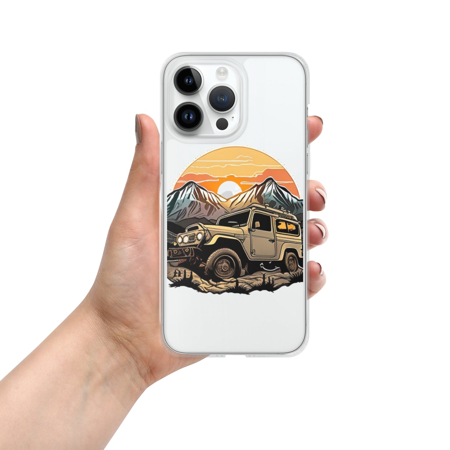 FJ40 Landcruiser Mountain View Clear Case for iPhone®