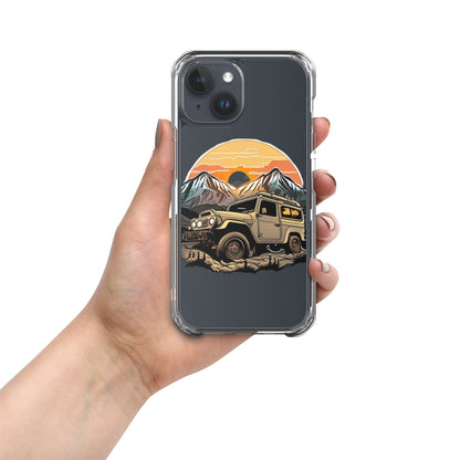 FJ40 Landcruiser Mountain View Clear Case for iPhone®