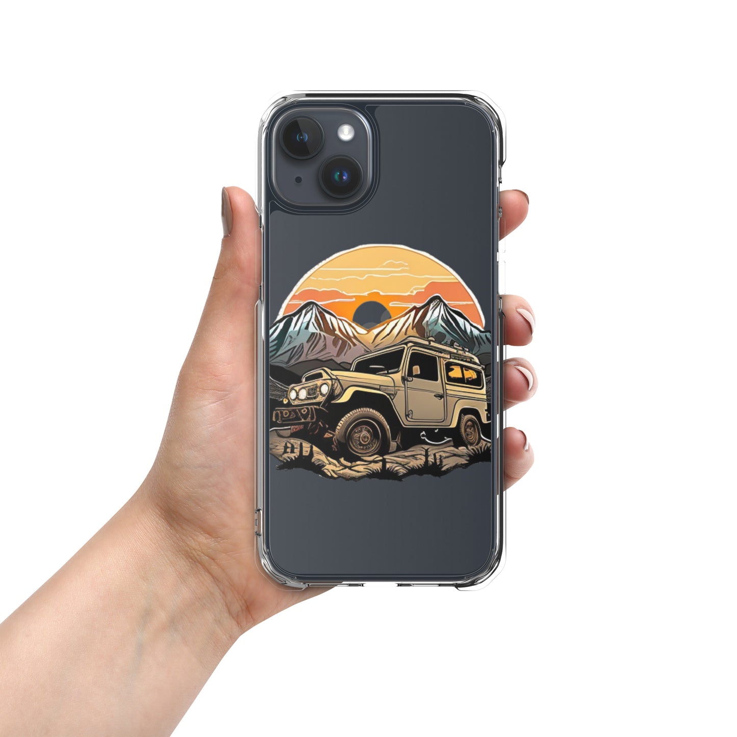 FJ40 Landcruiser Mountain View Clear Case for iPhone®