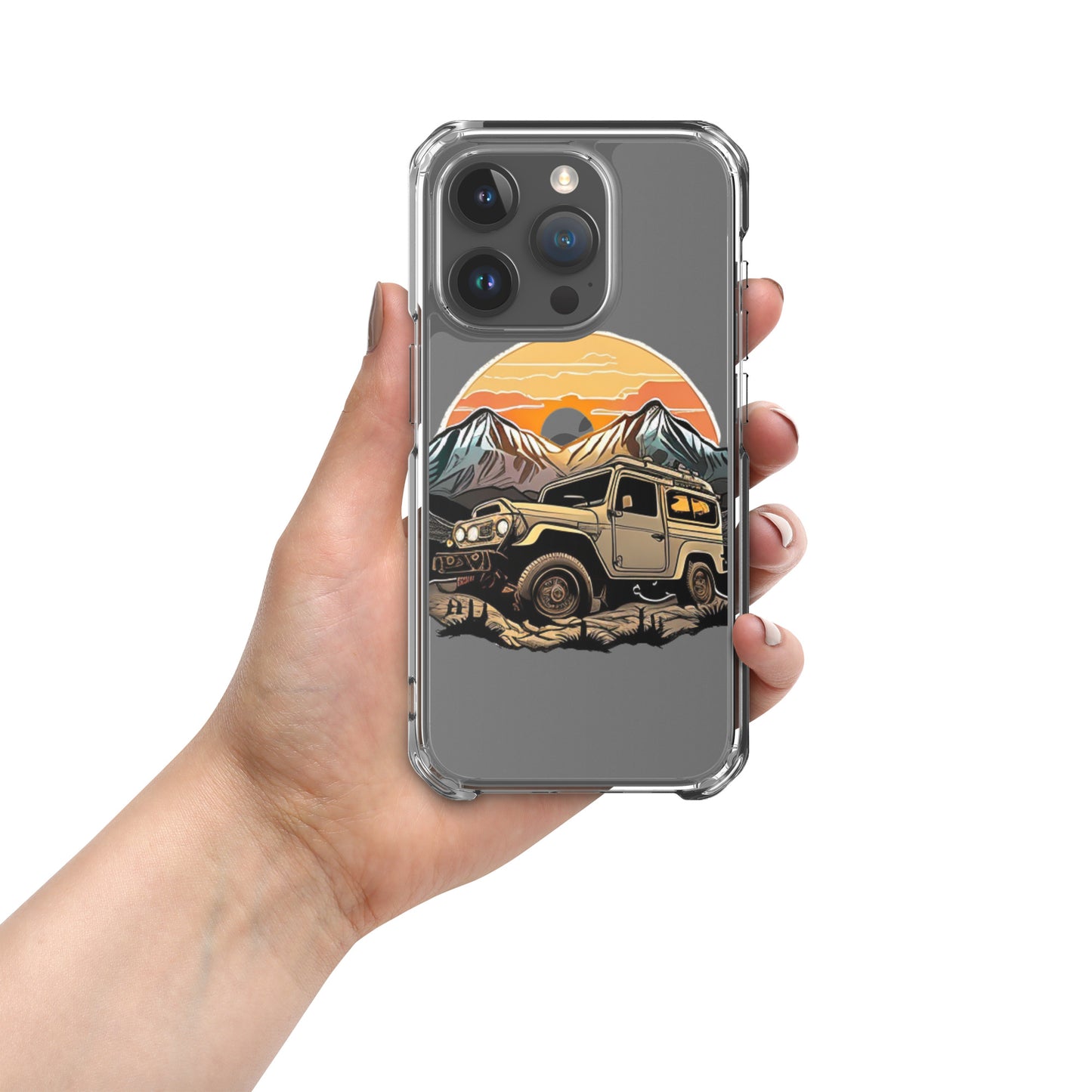 FJ40 Landcruiser Mountain View Clear Case for iPhone®