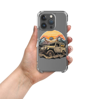 FJ40 Landcruiser Mountain View Clear Case for iPhone®