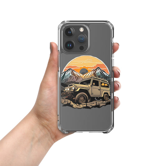 FJ40 Landcruiser Mountain View Clear Case for iPhone®