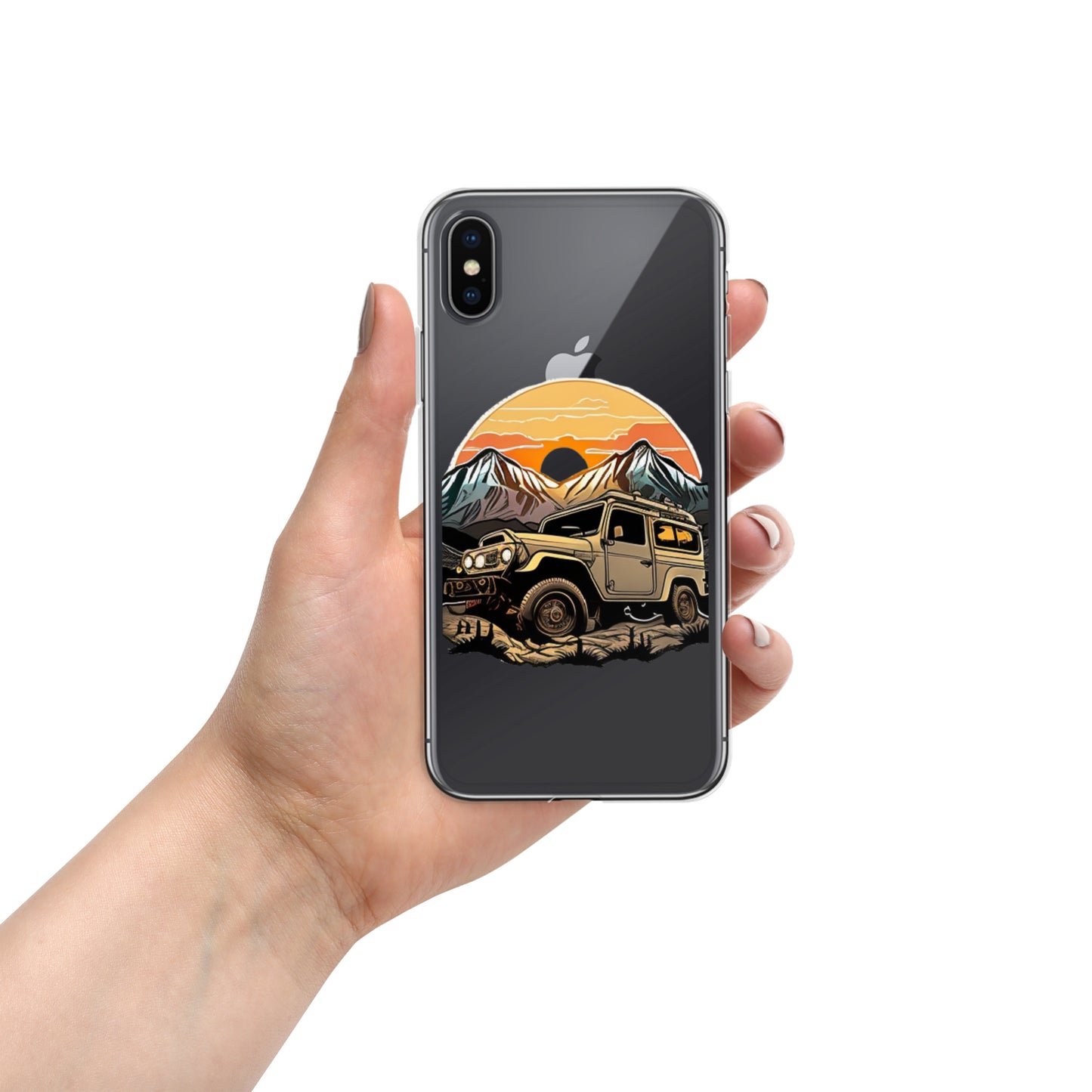 FJ40 Landcruiser Mountain View Clear Case for iPhone®