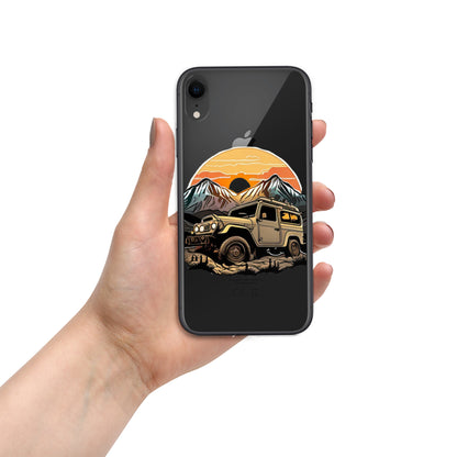 FJ40 Landcruiser Mountain View Clear Case for iPhone®