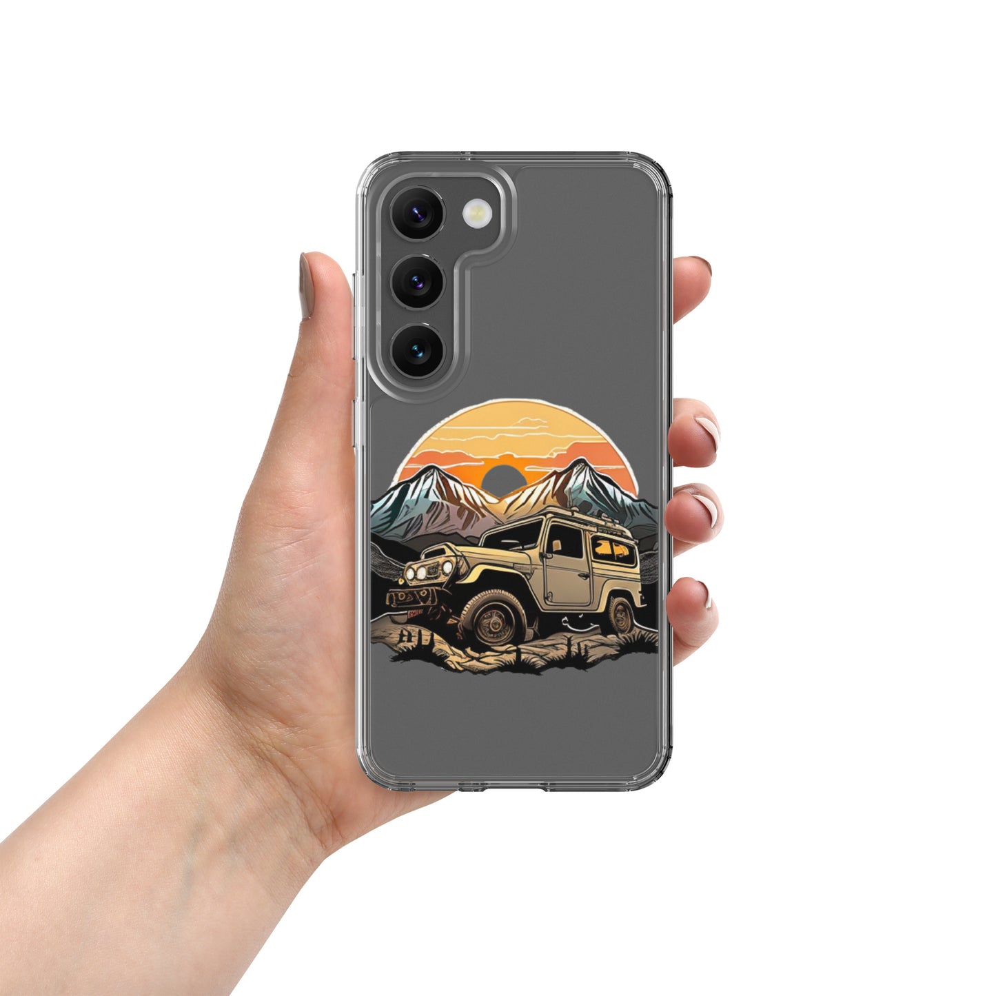 FJ40 Landcruiser Mountain View Clear Case for Samsung®