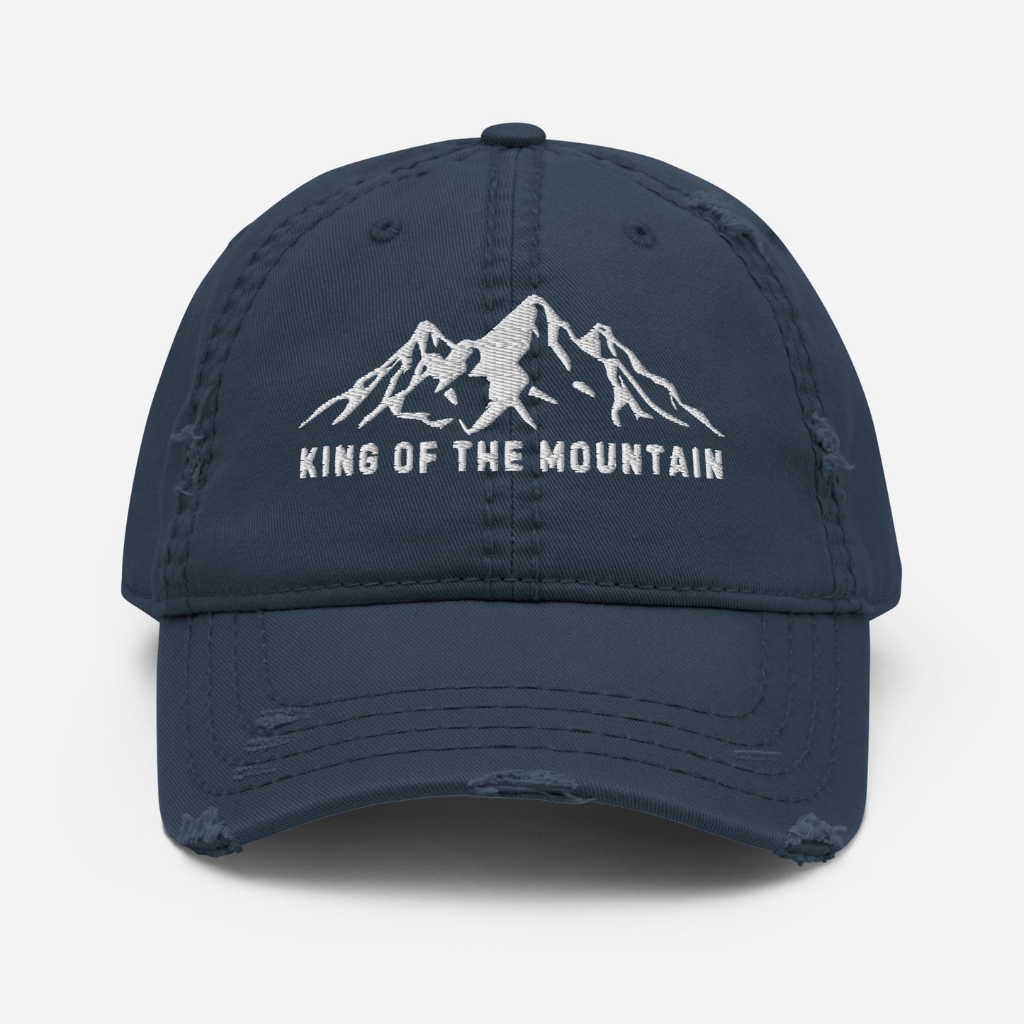 King of the Mountain Distressed Hat