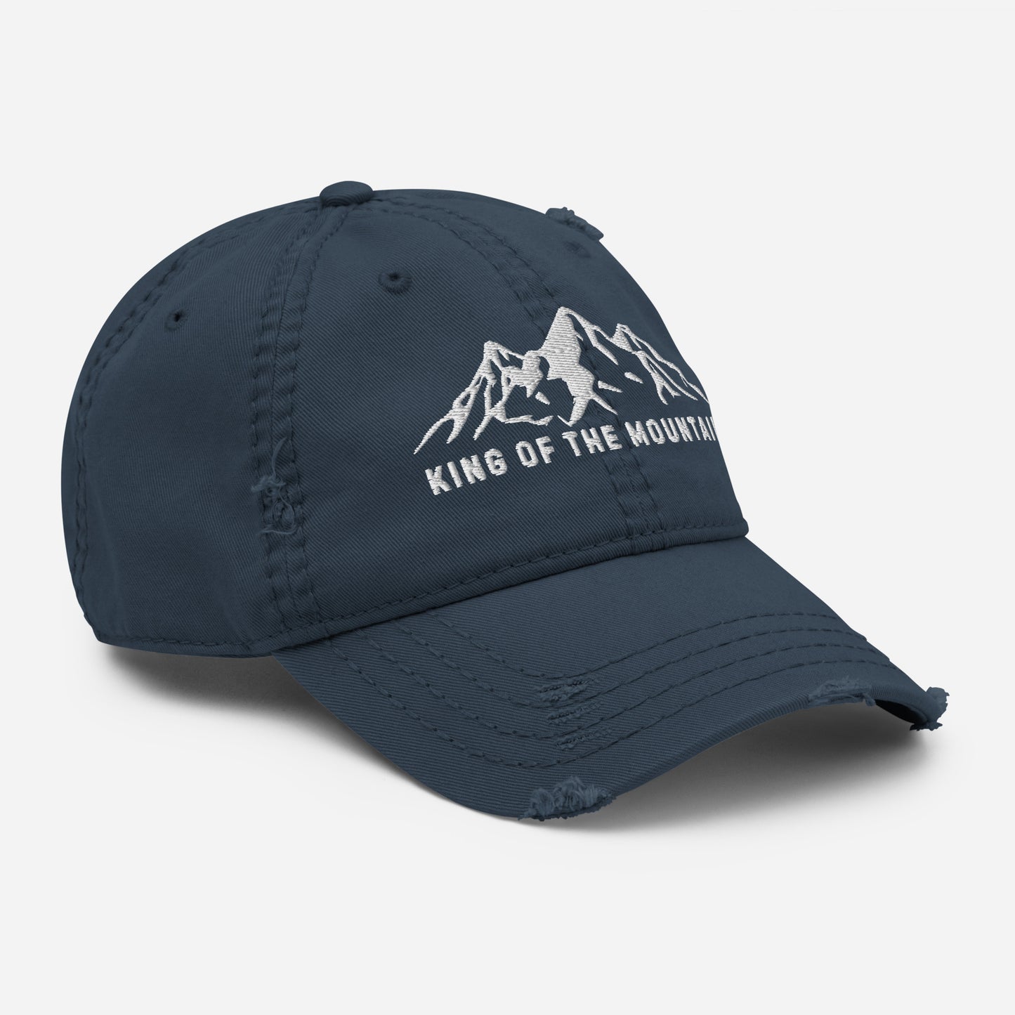 King of the Mountain Distressed Hat