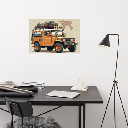 FJ40 Overland Build Poster