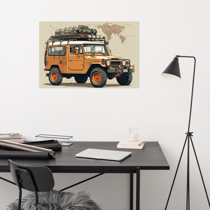 FJ40 Overland Build Poster