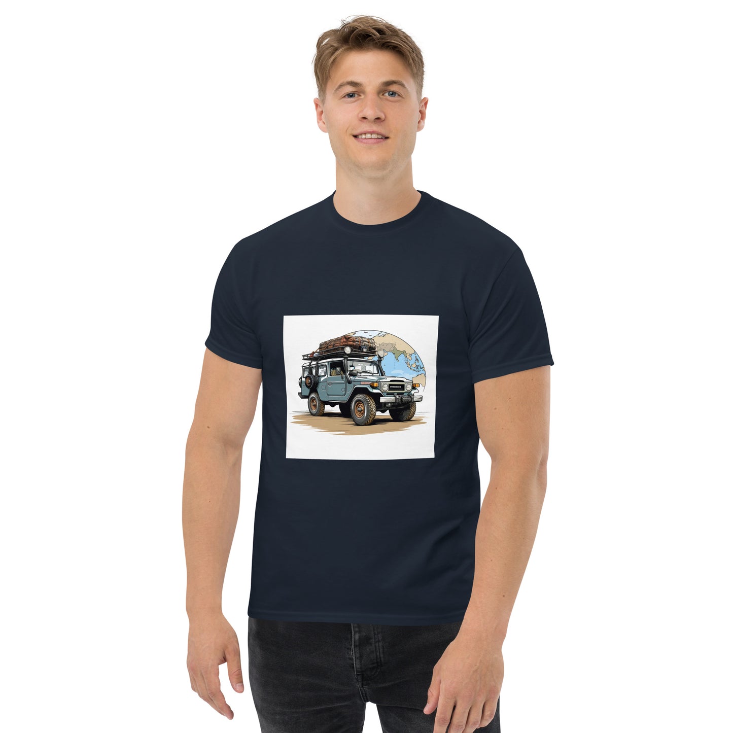 Explore in Style with Our World Beater FJ40 Overlanding Tee