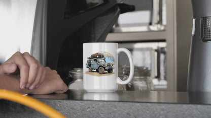 Embark on Your Morning Adventure with Our World Beater FJ40 Overlanding Mug