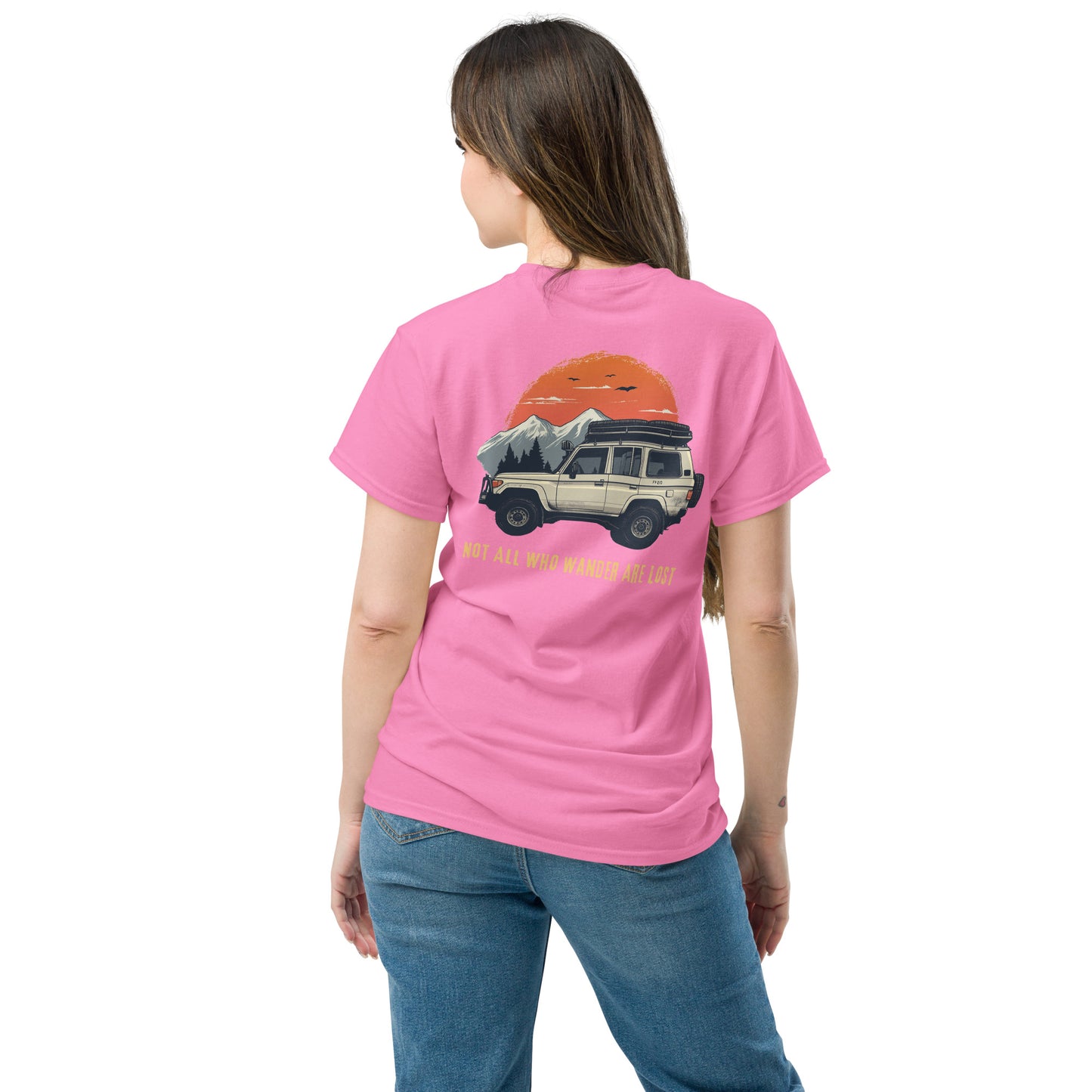 80 Series Landcruiser Wanderlust Front and Back T-Shirt