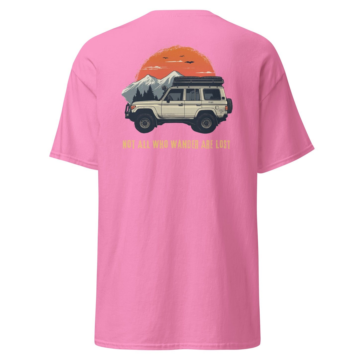 80 Series Landcruiser Wanderlust Front and Back T-Shirt