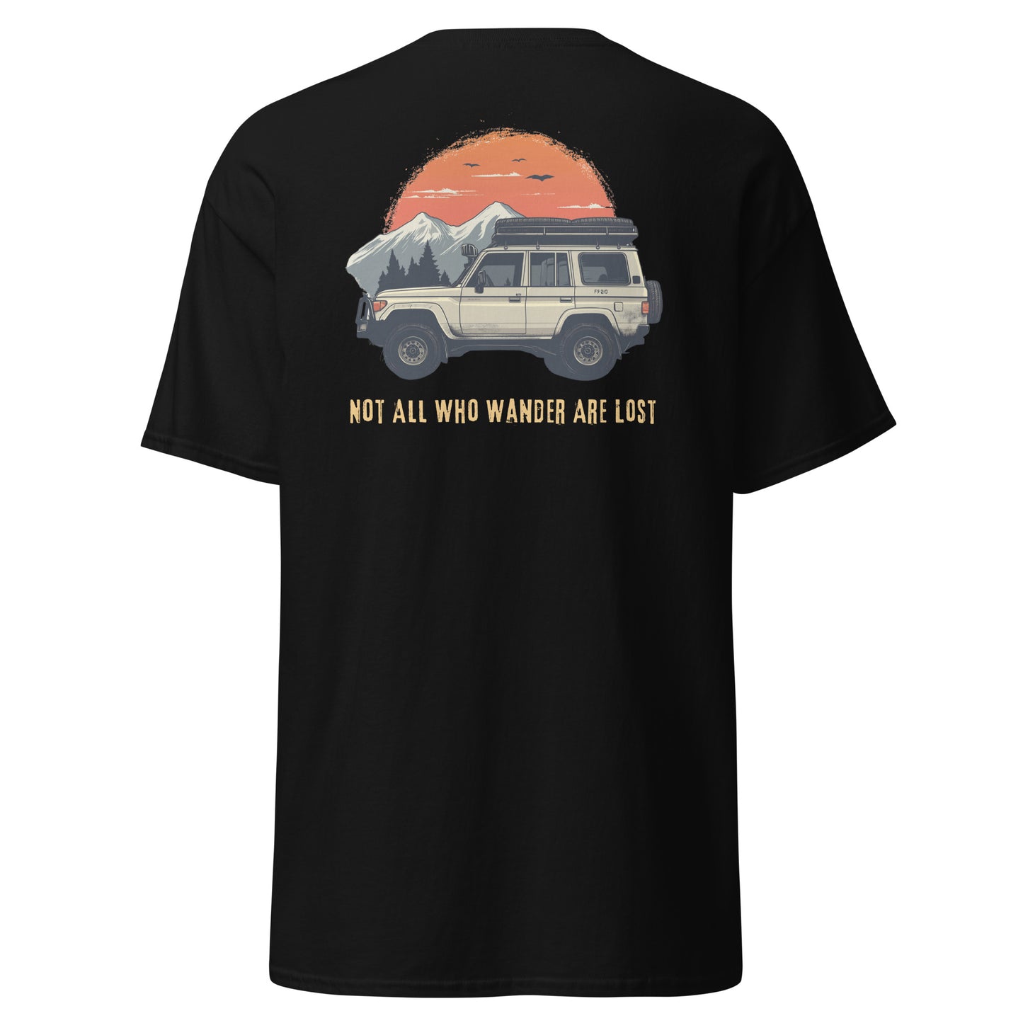 80 Series Landcruiser Wanderlust Front and Back T-Shirt