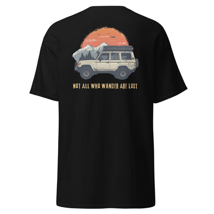 80 Series Landcruiser Wanderlust Front and Back T-Shirt