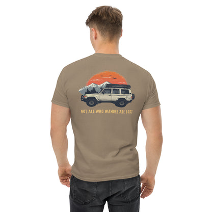 80 Series Landcruiser Wanderlust Front and Back T-Shirt