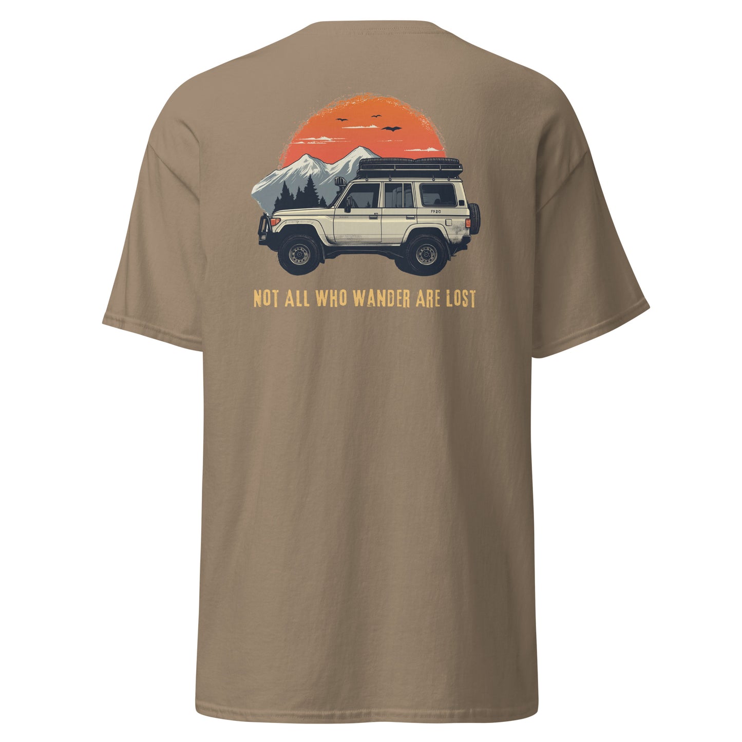 80 Series Landcruiser Wanderlust Front and Back T-Shirt