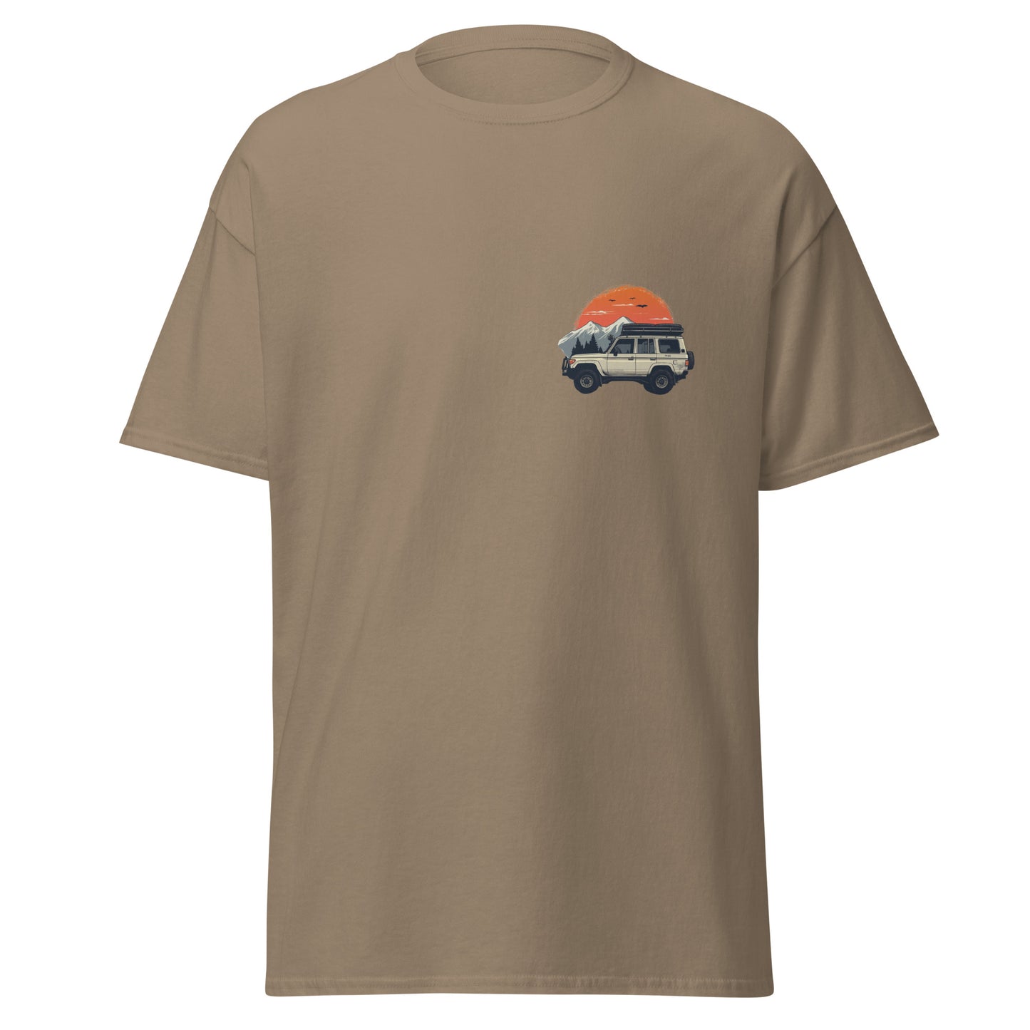 80 Series Landcruiser Wanderlust Front and Back T-Shirt