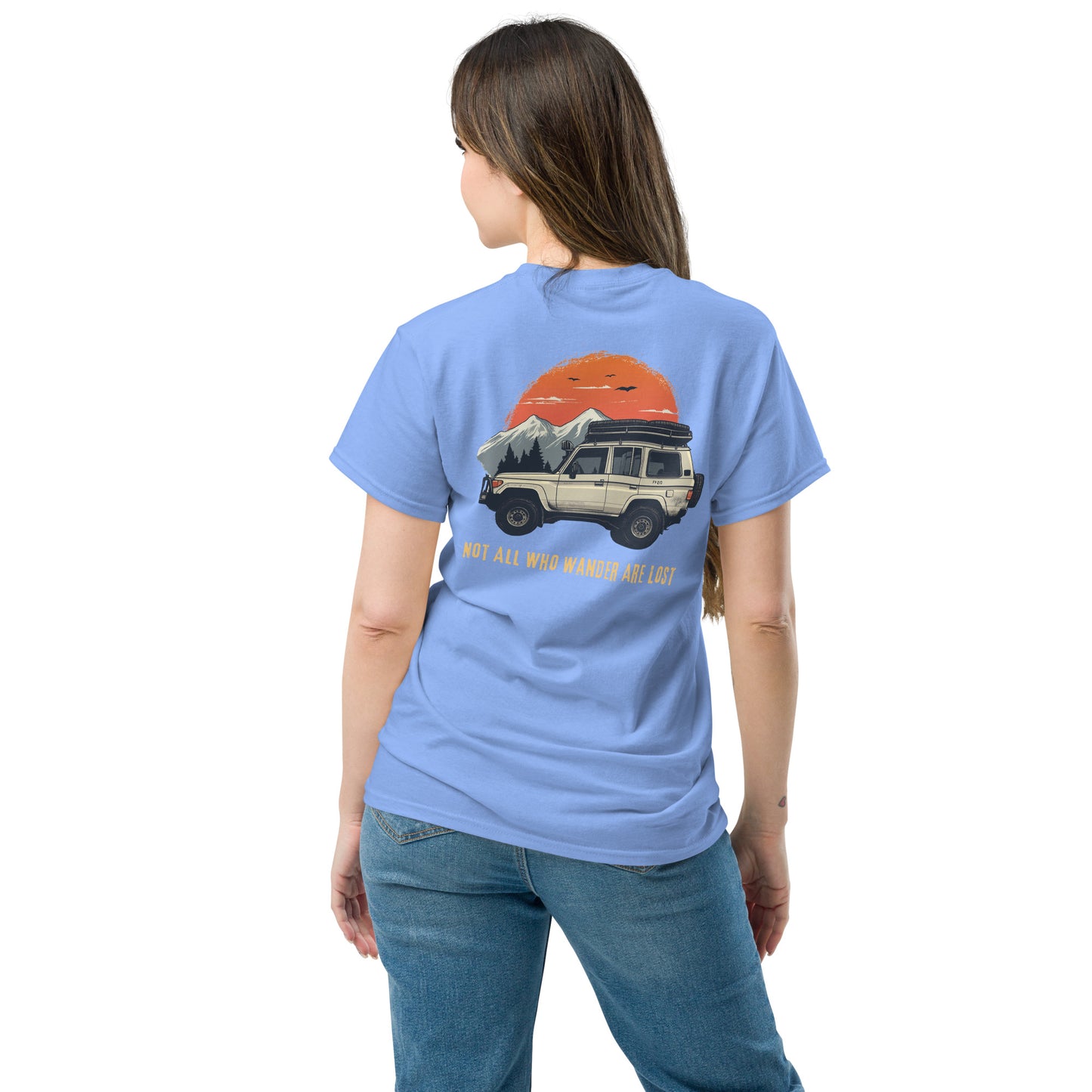 80 Series Landcruiser Wanderlust Front and Back T-Shirt