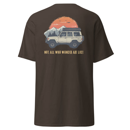 80 Series Landcruiser Wanderlust Front and Back T-Shirt