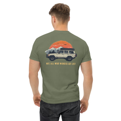 80 Series Landcruiser Wanderlust Front and Back T-Shirt