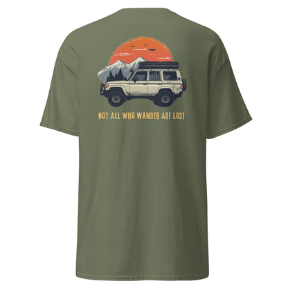 80 Series Landcruiser Wanderlust Front and Back T-Shirt