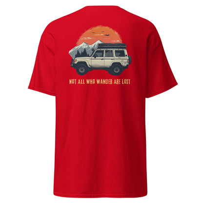 80 Series Landcruiser Wanderlust Front and Back T-Shirt