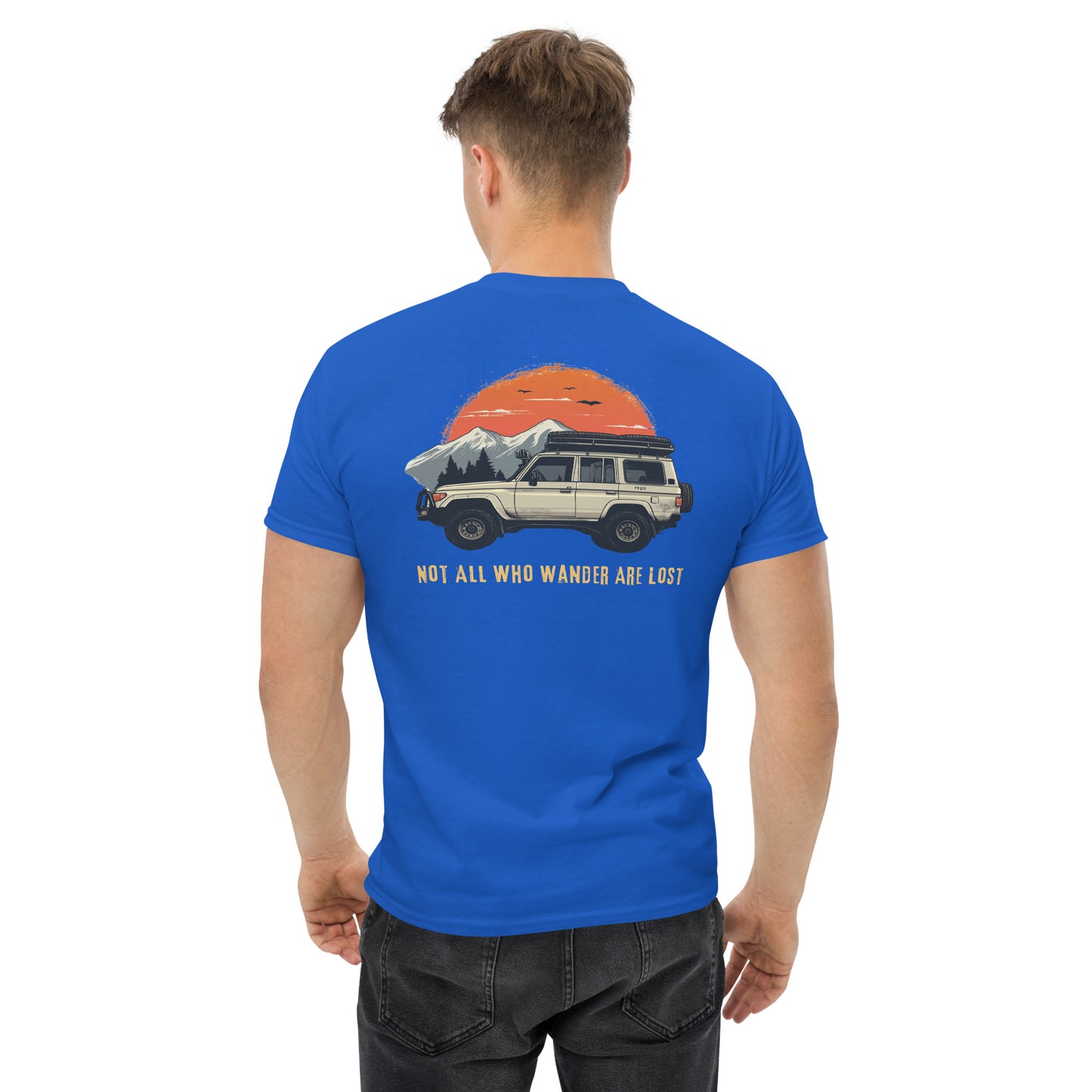 80 Series Landcruiser Wanderlust Front and Back T-Shirt