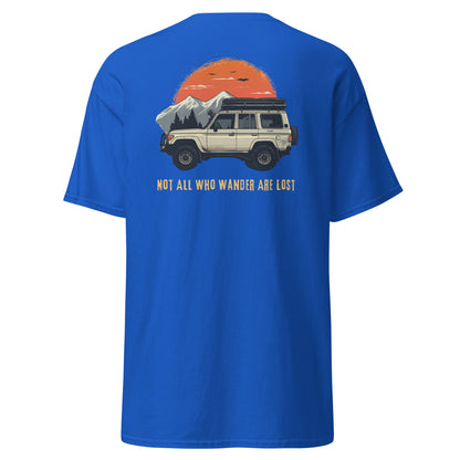 80 Series Landcruiser Wanderlust Front and Back T-Shirt