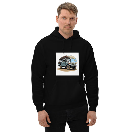 Explore in Style with Our World Beater FJ40 Overlanding Hoodie