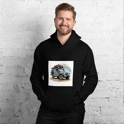 Explore in Style with Our World Beater FJ40 Overlanding Hoodie