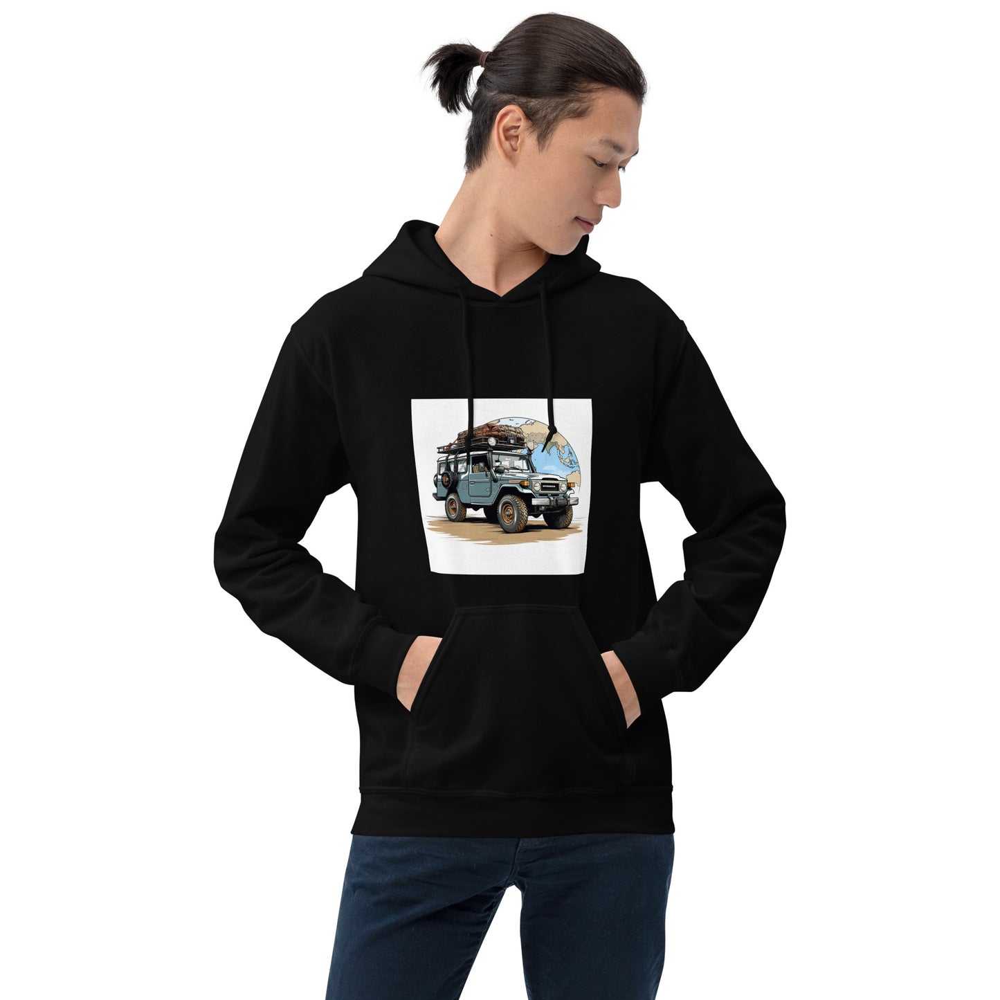 Explore in Style with Our World Beater FJ40 Overlanding Hoodie