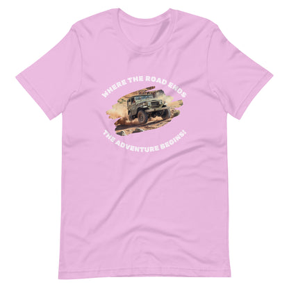 Where The Road Ends Adventure Begins Shirt