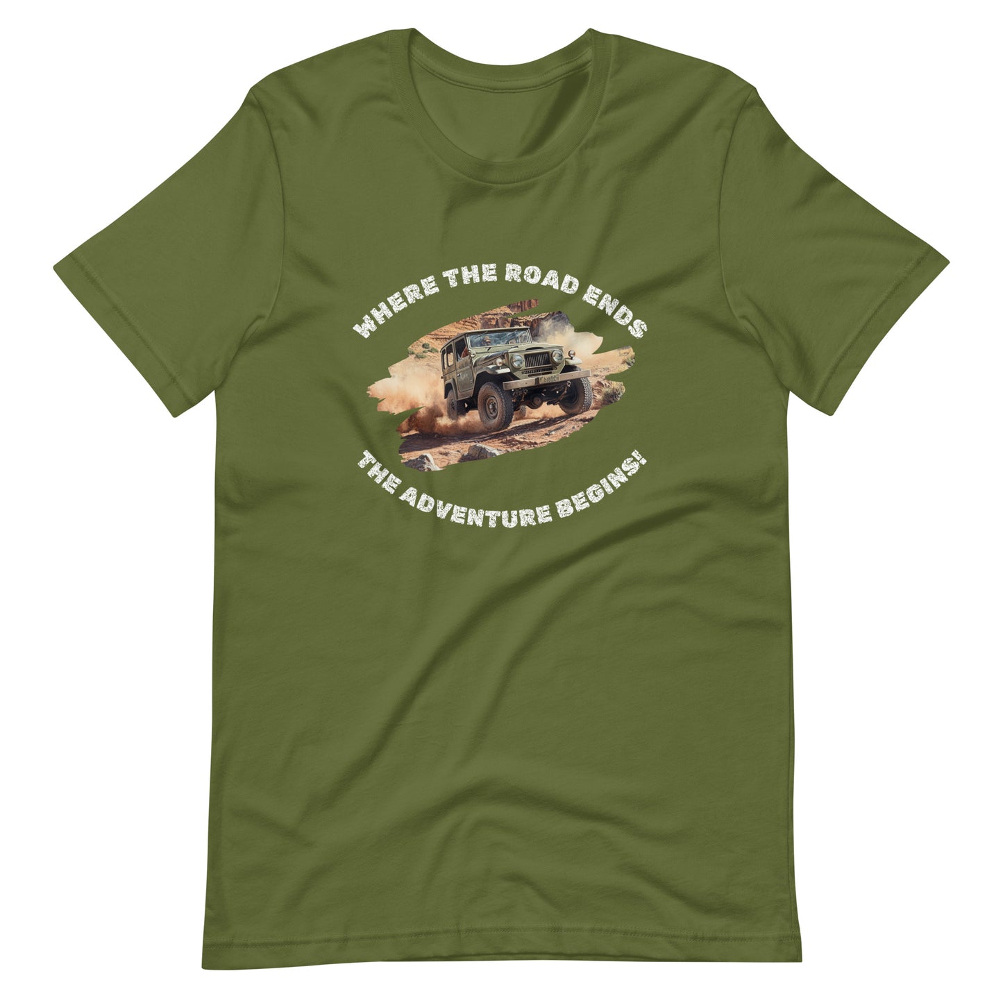 Where The Road Ends Adventure Begins Shirt