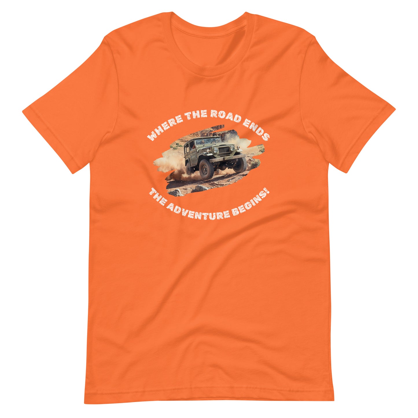 Where The Road Ends Adventure Begins Shirt