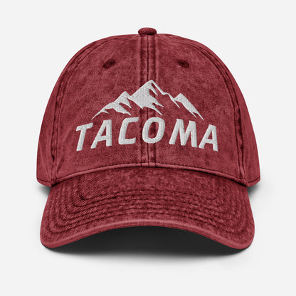 Tacoma Mountain Vintage Cotton Twill Hat