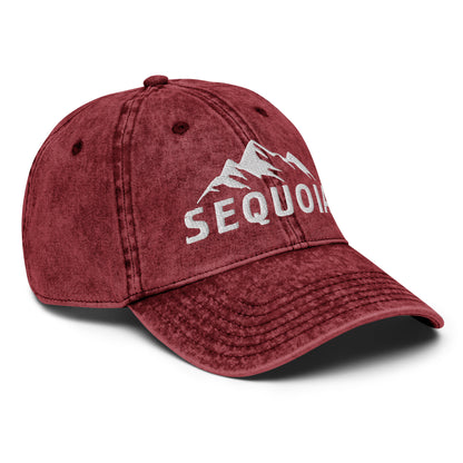 Sequoia Mountain Vintage Cotton Twill Cap