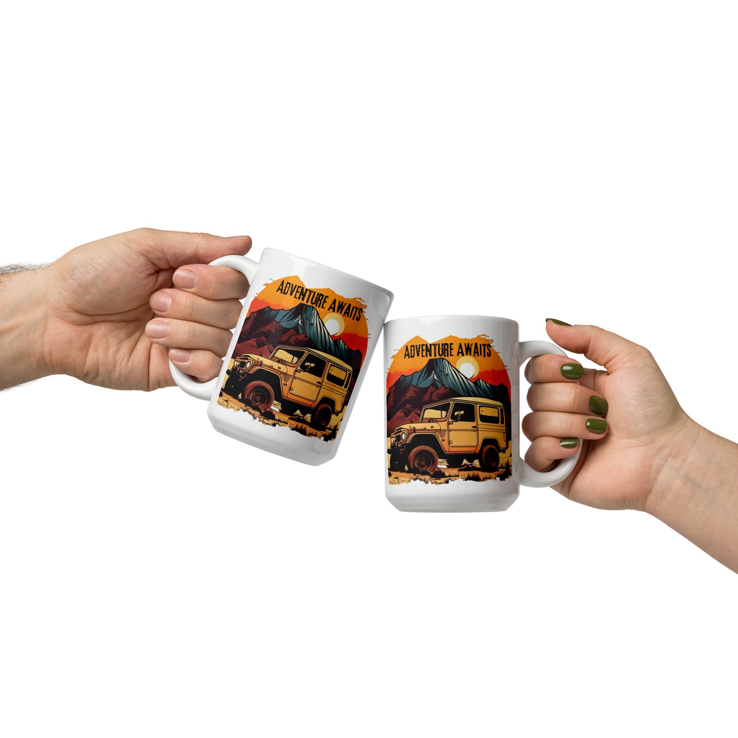 Adventure Awaits Vintage Land Cruiser Mug